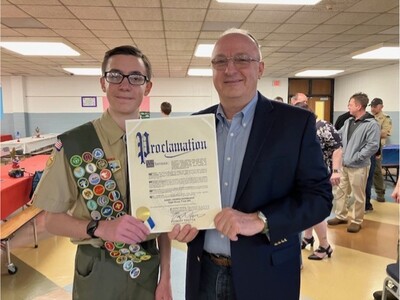 East Northport Resident Daniel Shoemaker becomes an Eagle Scout